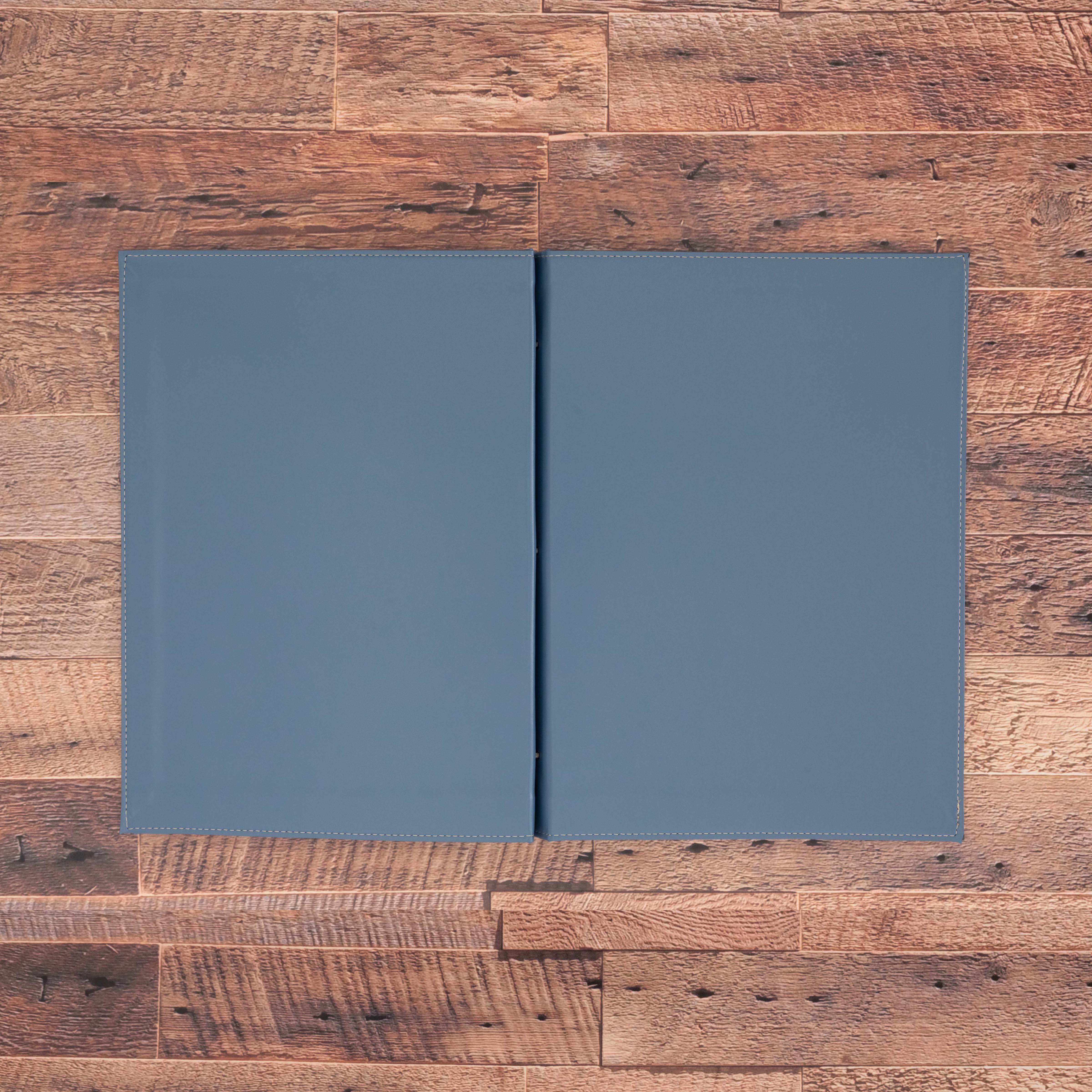 Porte menu personnalisable en simili cuir