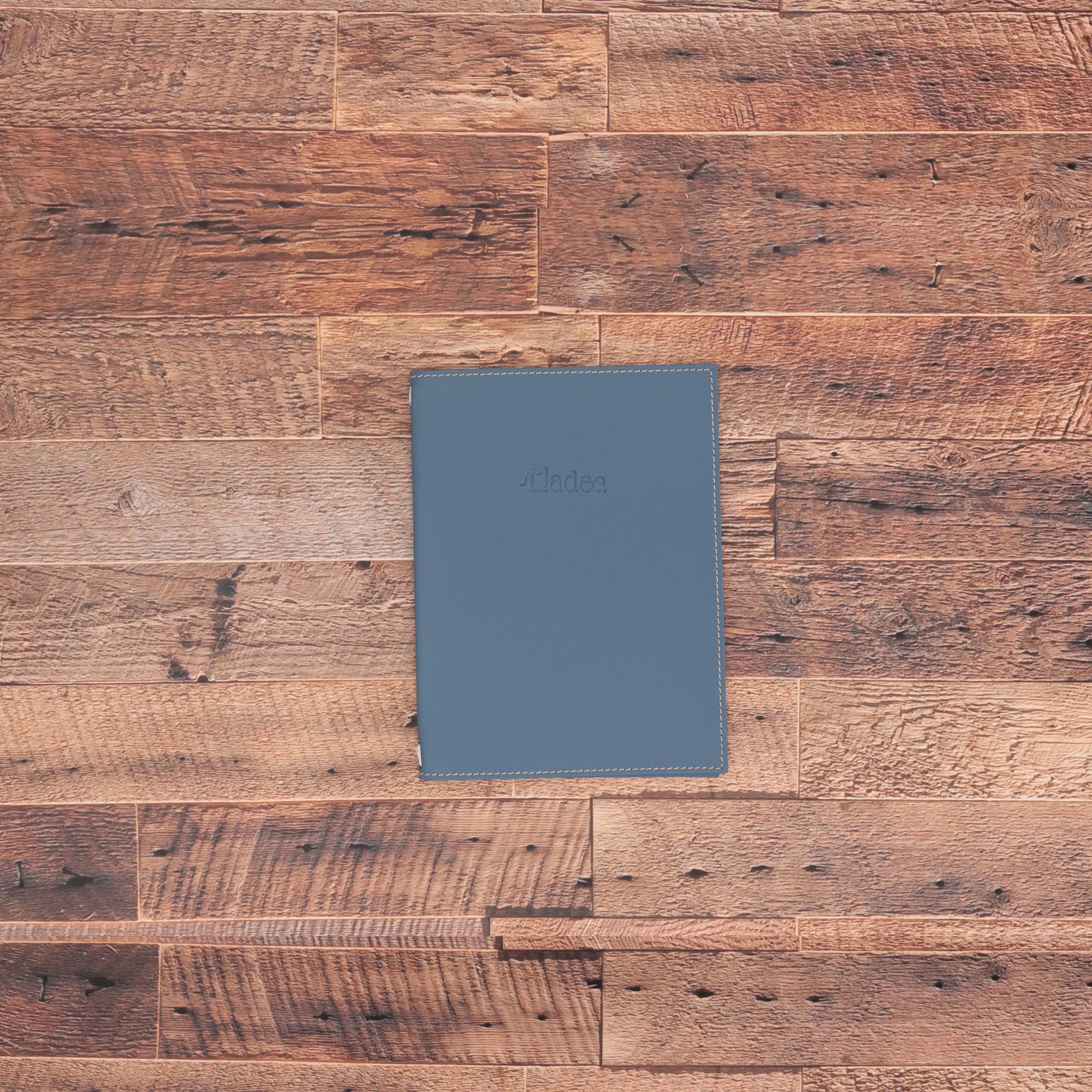 Porte menu personnalisable en simili cuir