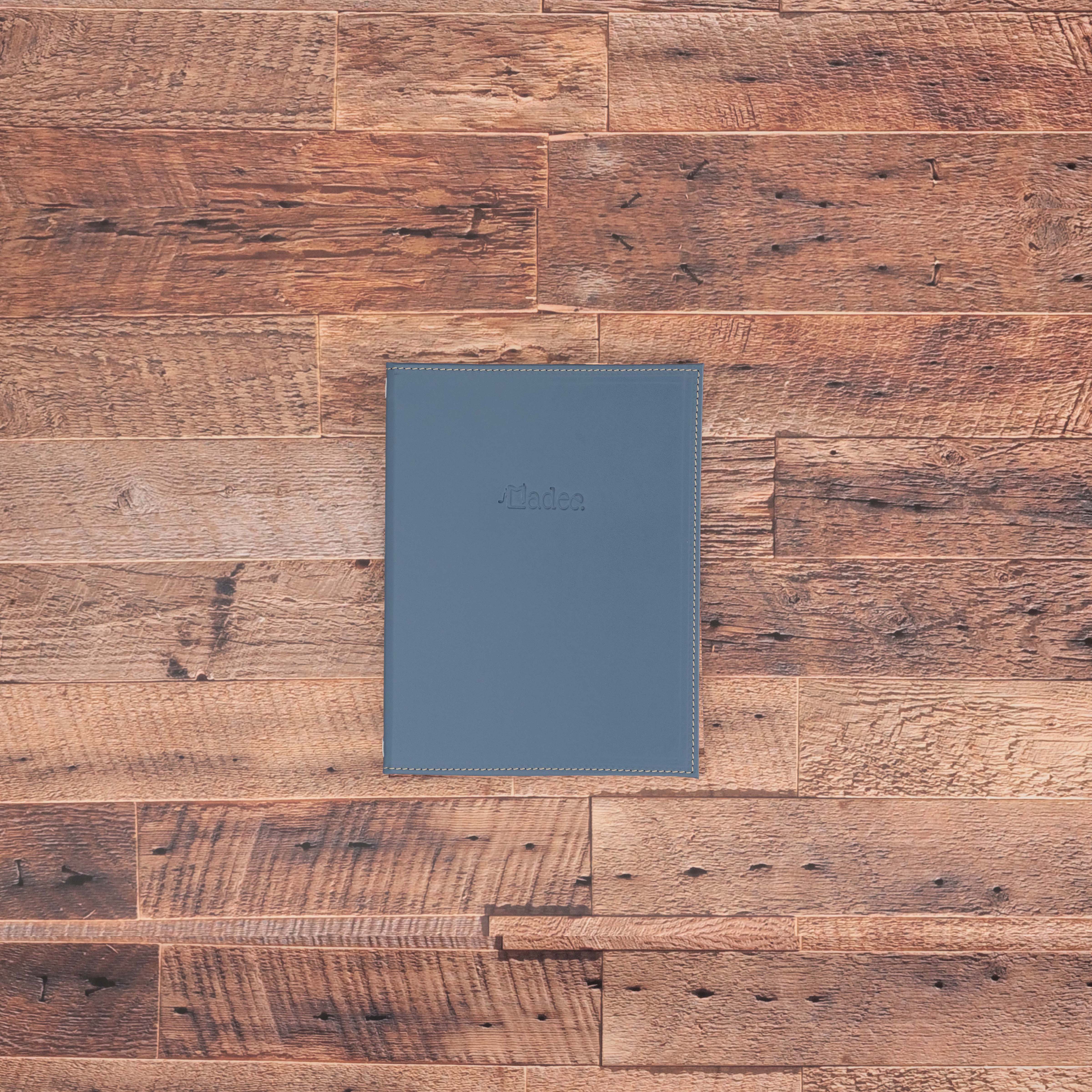 Porte menu personnalisable en simili cuir
