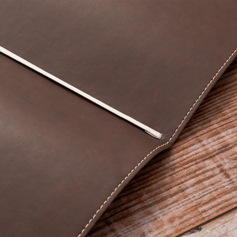 Porta menu morbido con elastico personalizzabile in similpelle