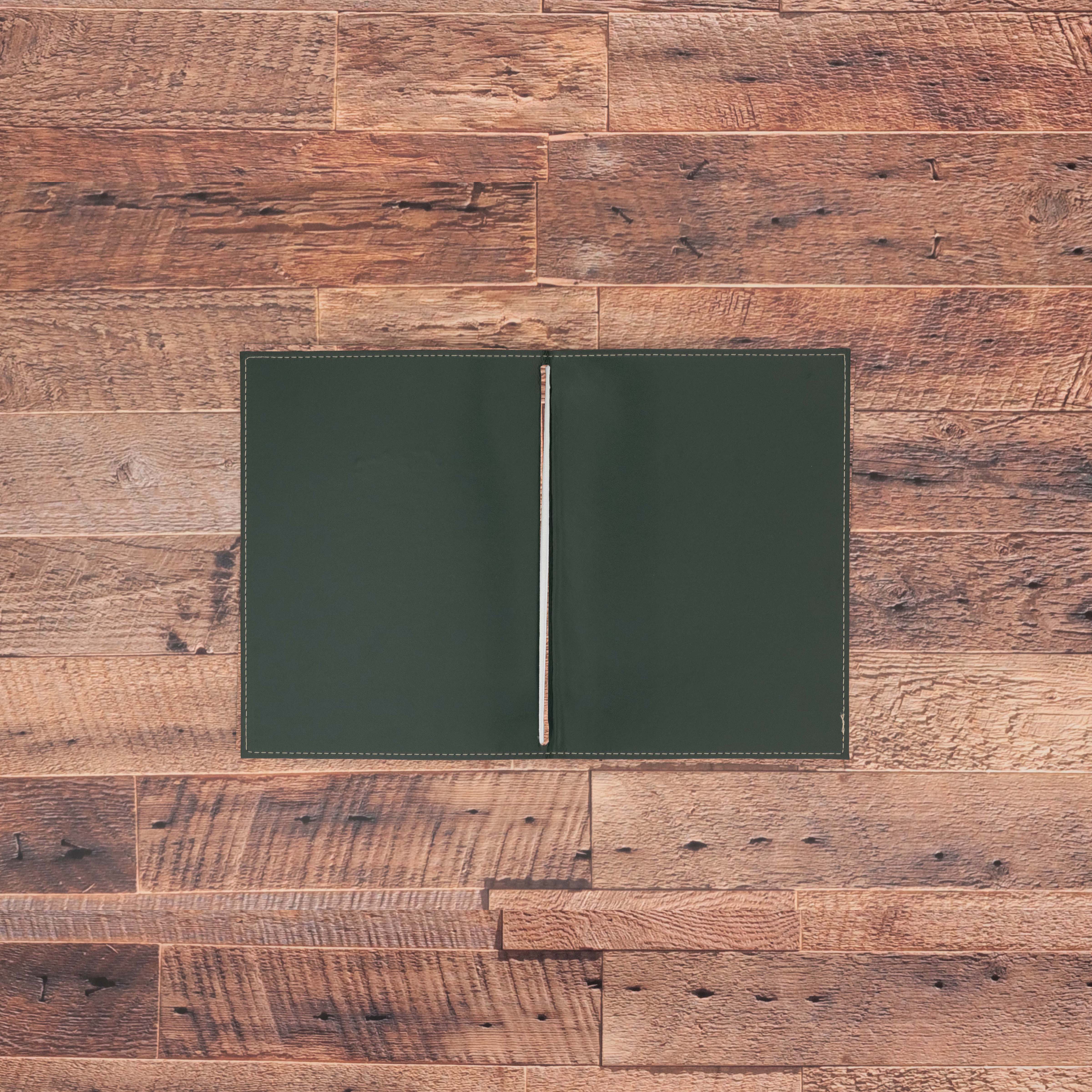 Porte menu personnalisable en simili cuir