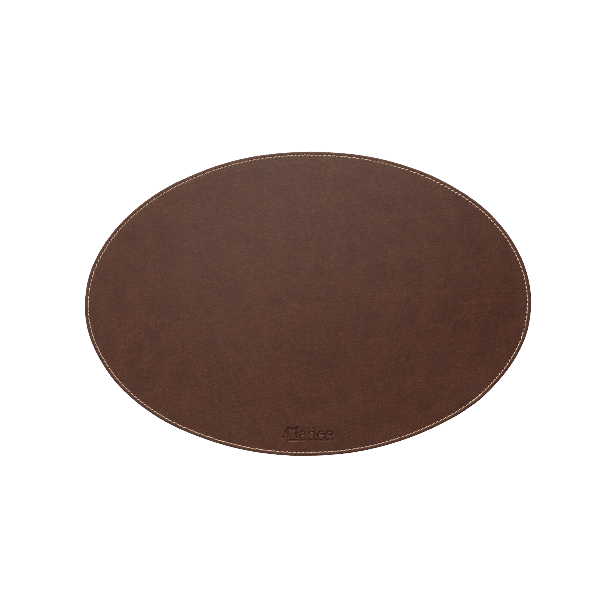 Tovaglietta ovale personalizzabile in similpelle