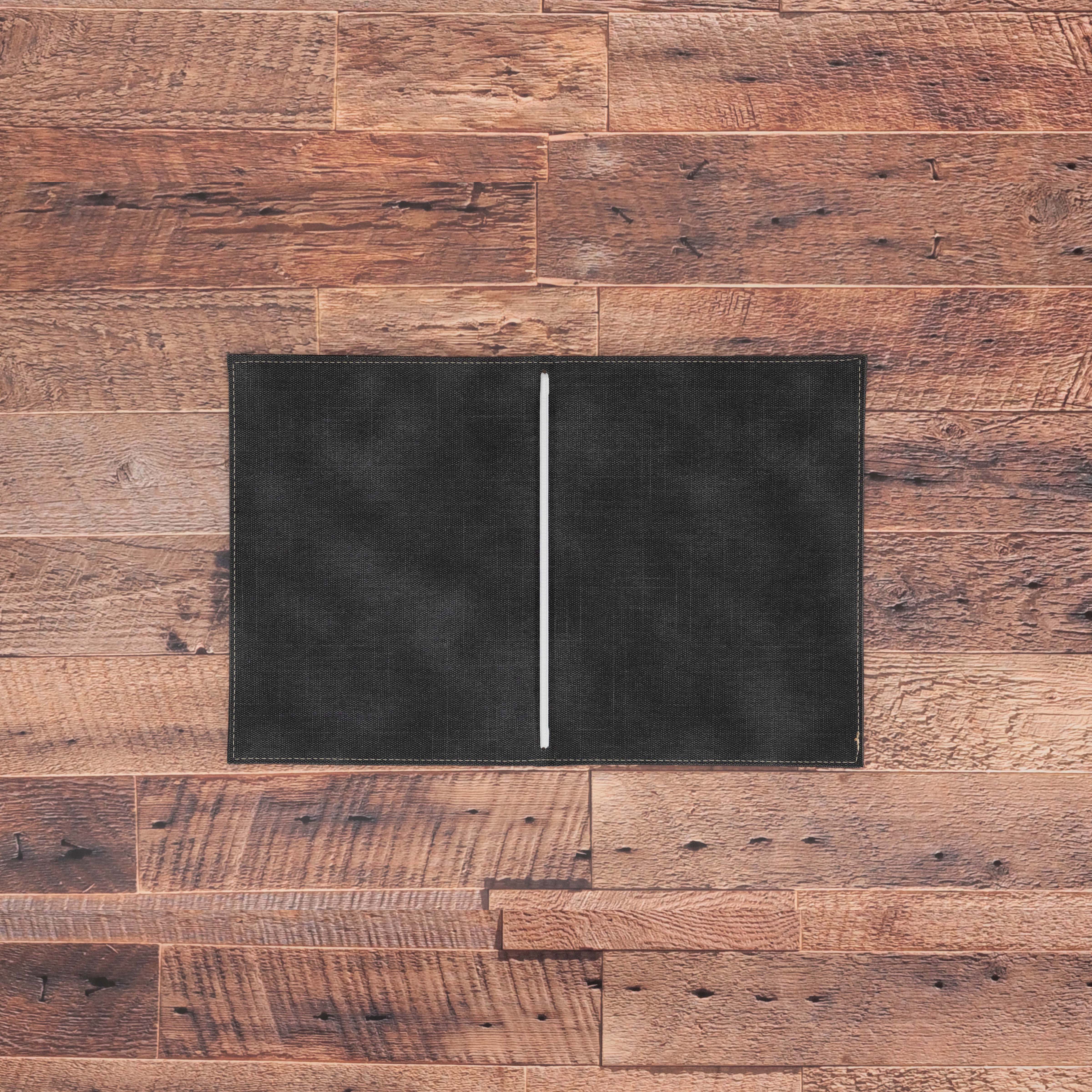 Porte menu personnalisable en simili cuir