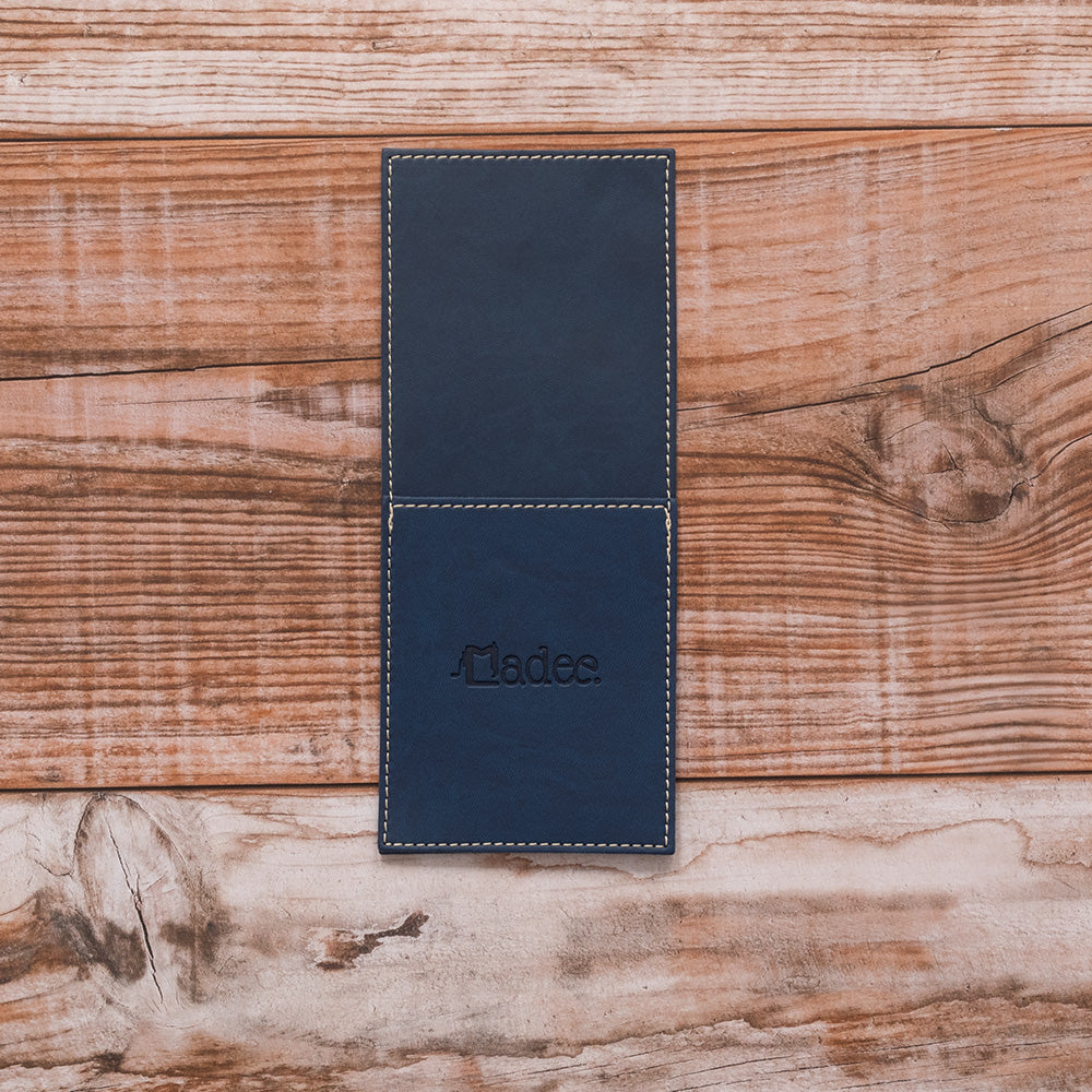 Porta posate personalizzabile in similpelle