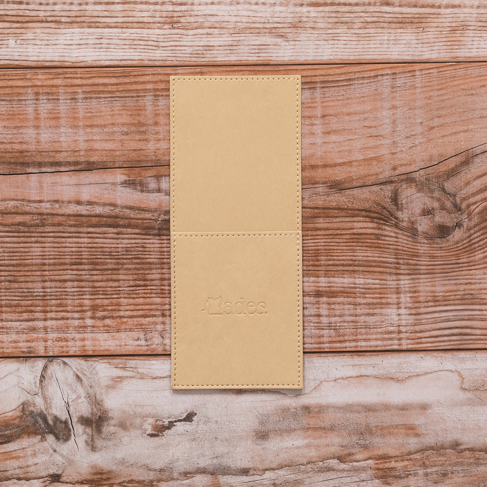 Porta posate personalizzabile in similpelle