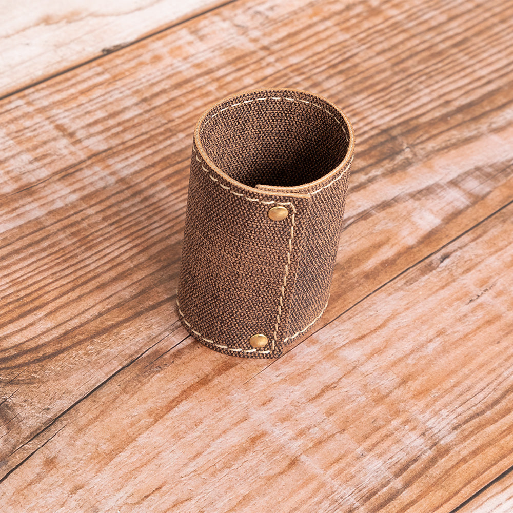 Porta tovaglioli personalizzabile in similpelle