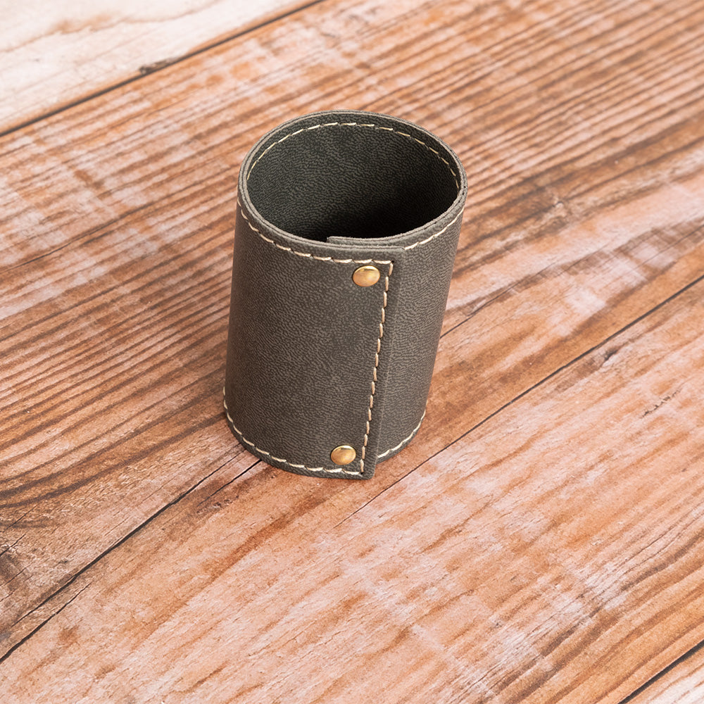 Porta tovaglioli personalizzabile in similpelle