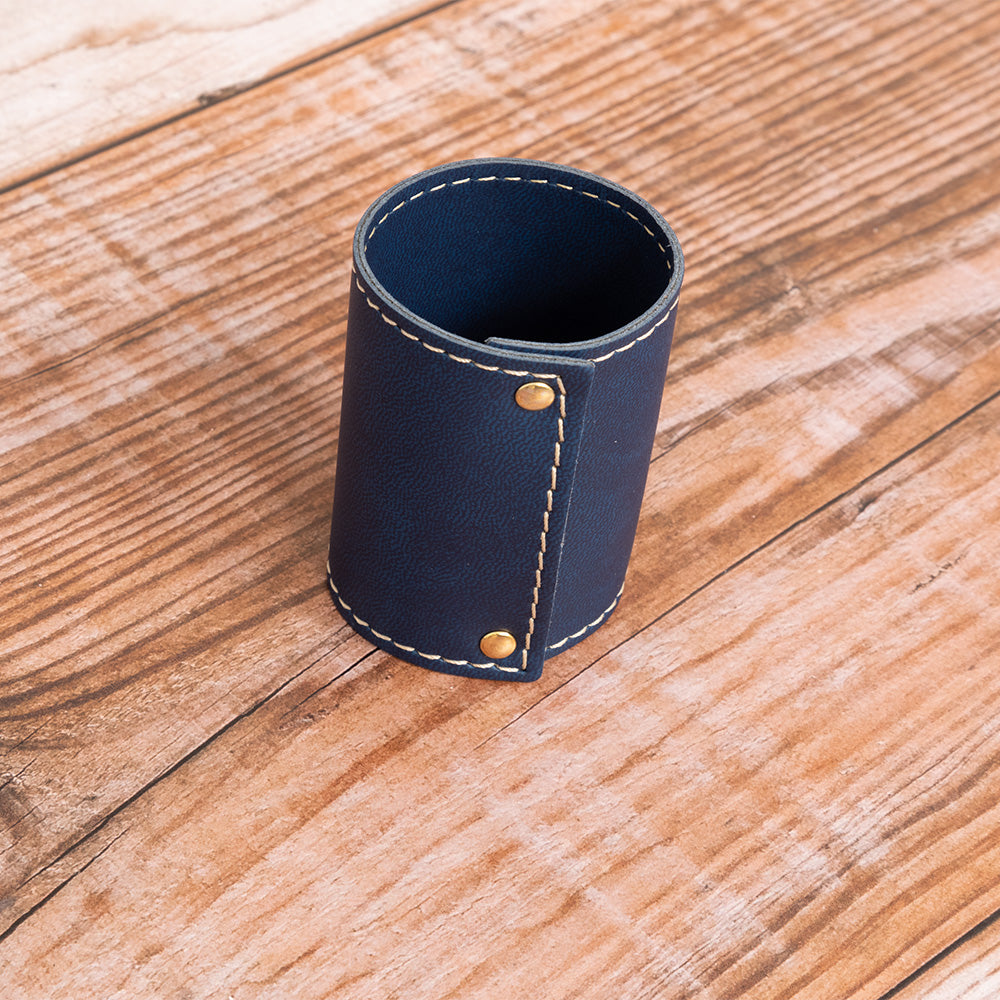 Porta tovaglioli personalizzabile in similpelle