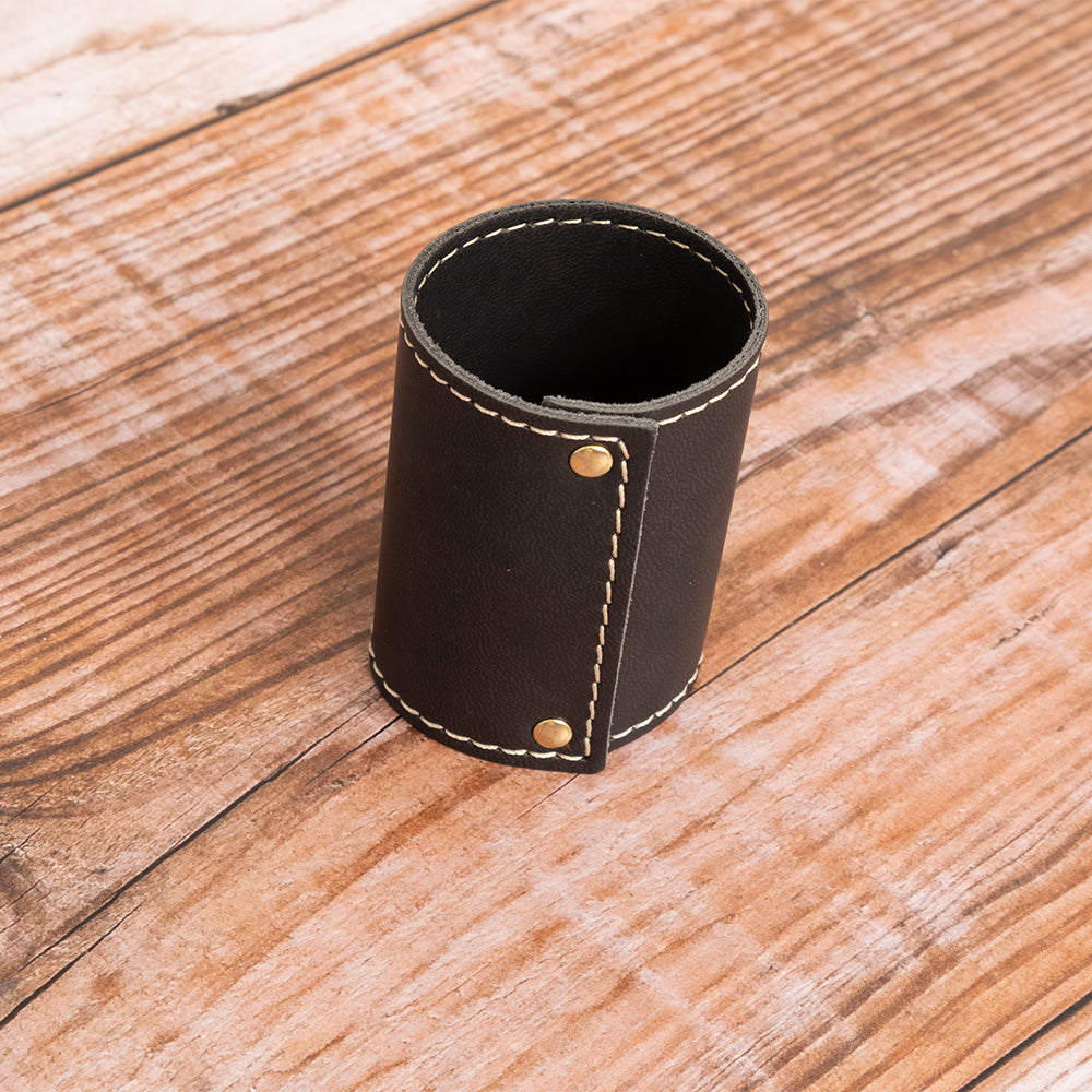 Porta tovaglioli personalizzabile in similpelle