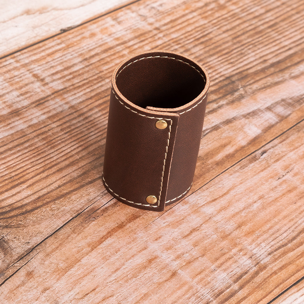 Porta tovaglioli personalizzabile in similpelle