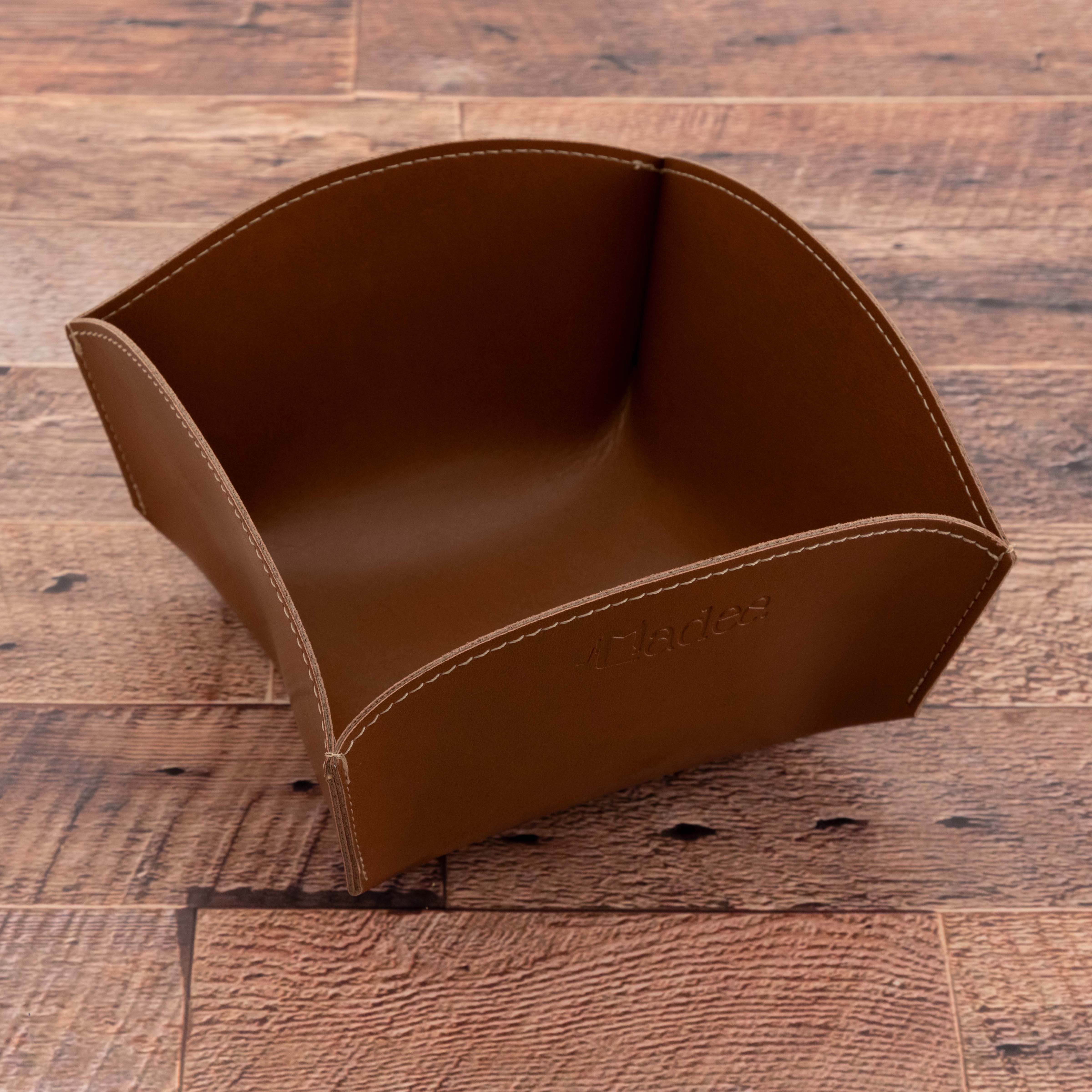 Corbeille à pain personnalisable en simili cuir