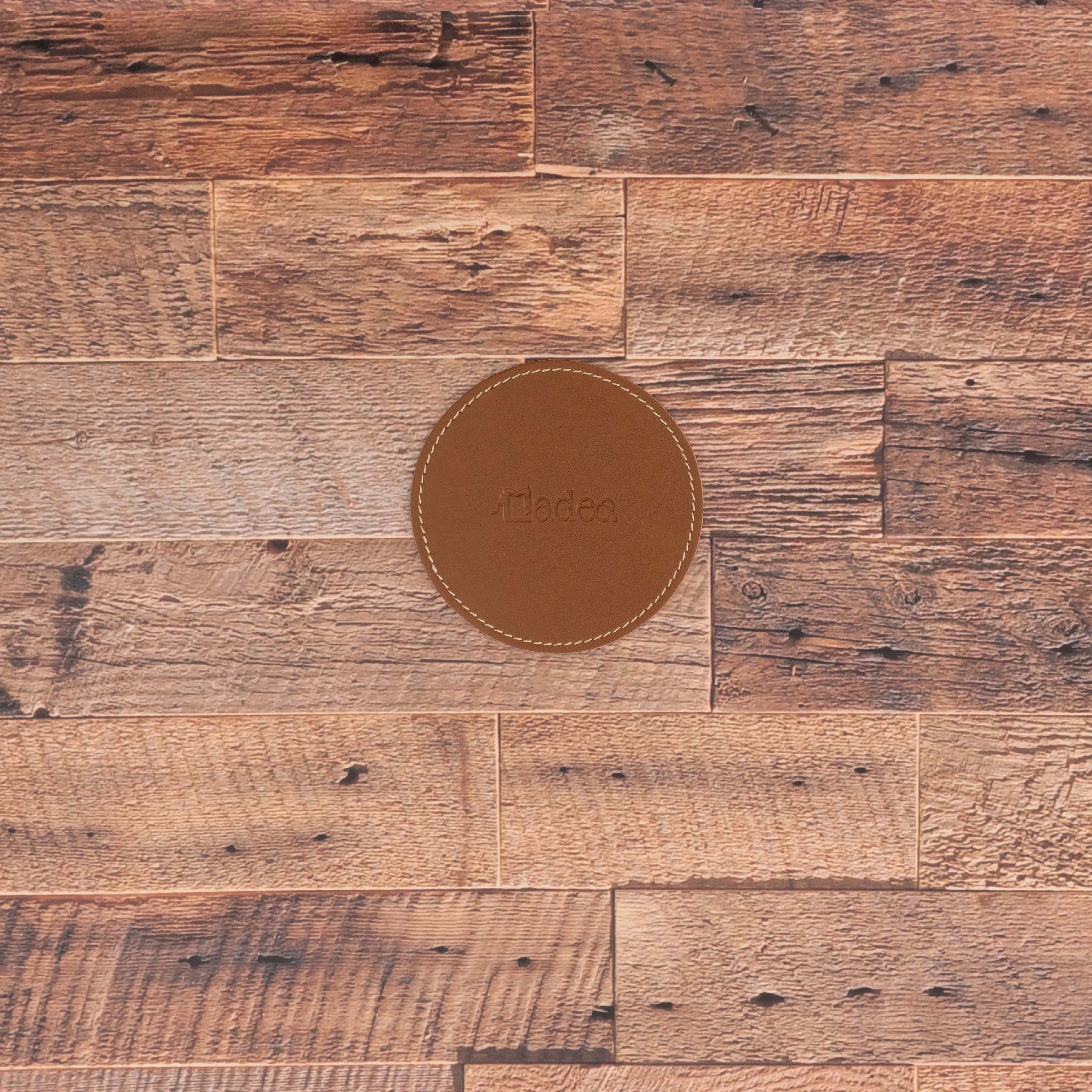 Sottobicchiere personalizzabile in similpelle