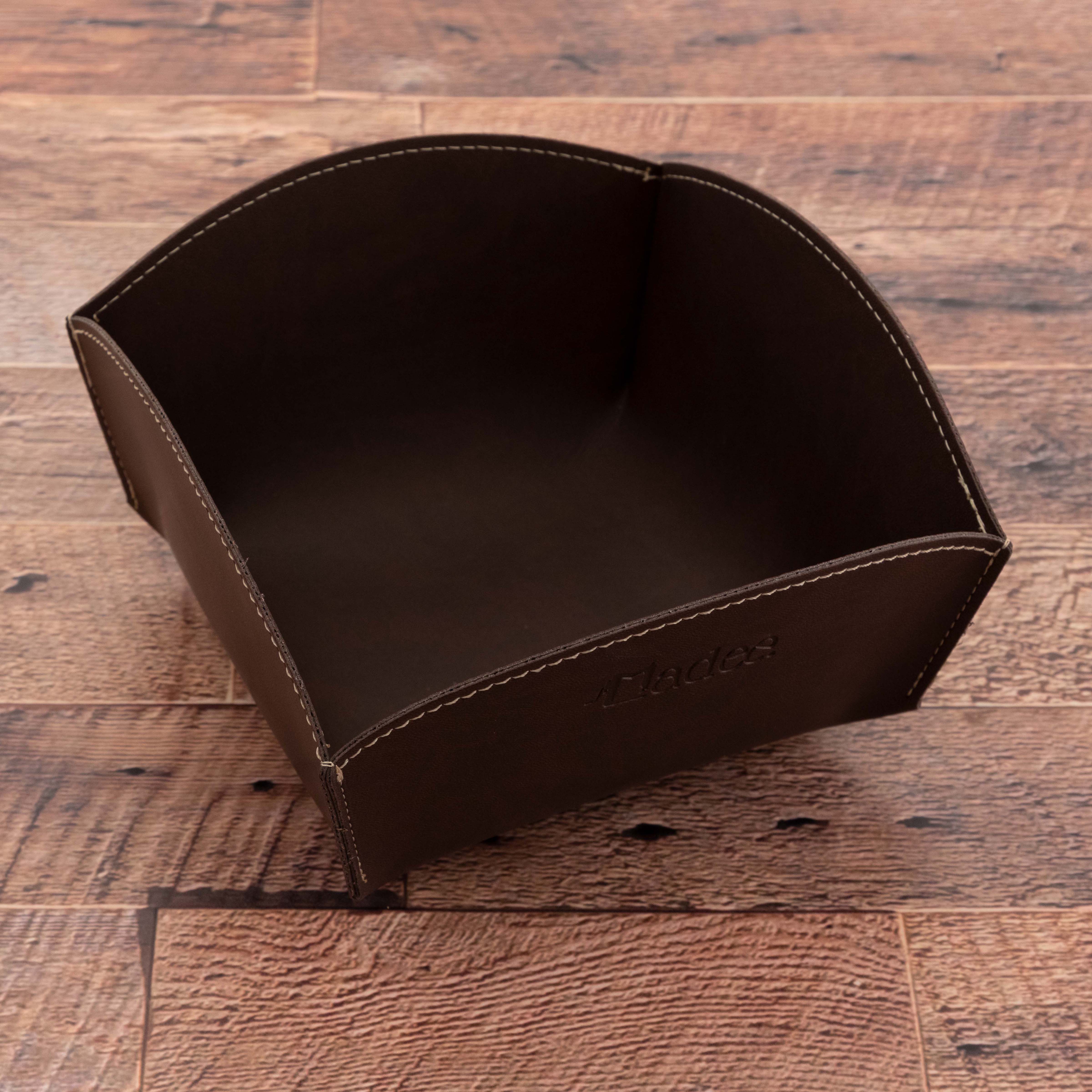 Corbeille à pain personnalisable en simili cuir