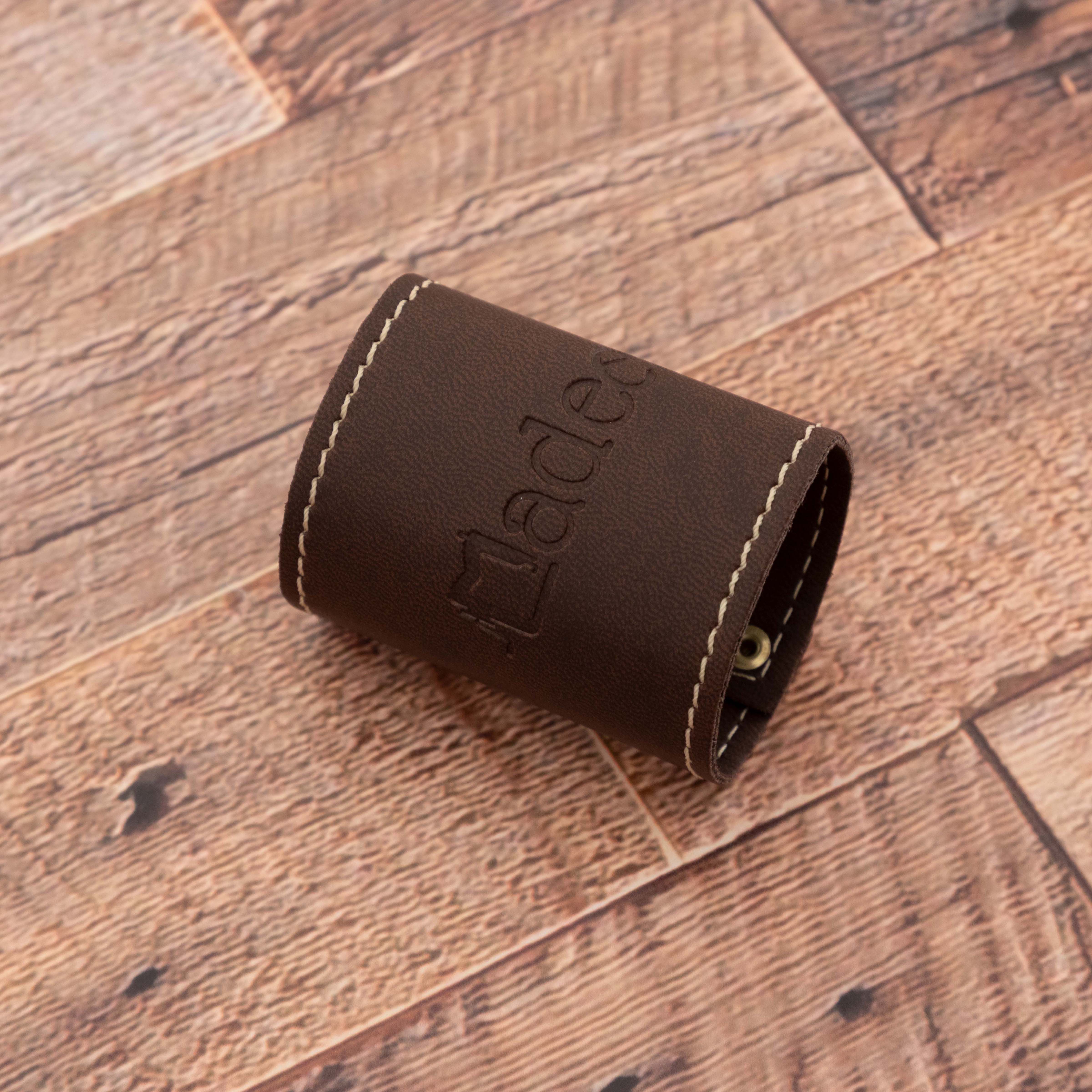 Porta tovaglioli personalizzabile in similpelle