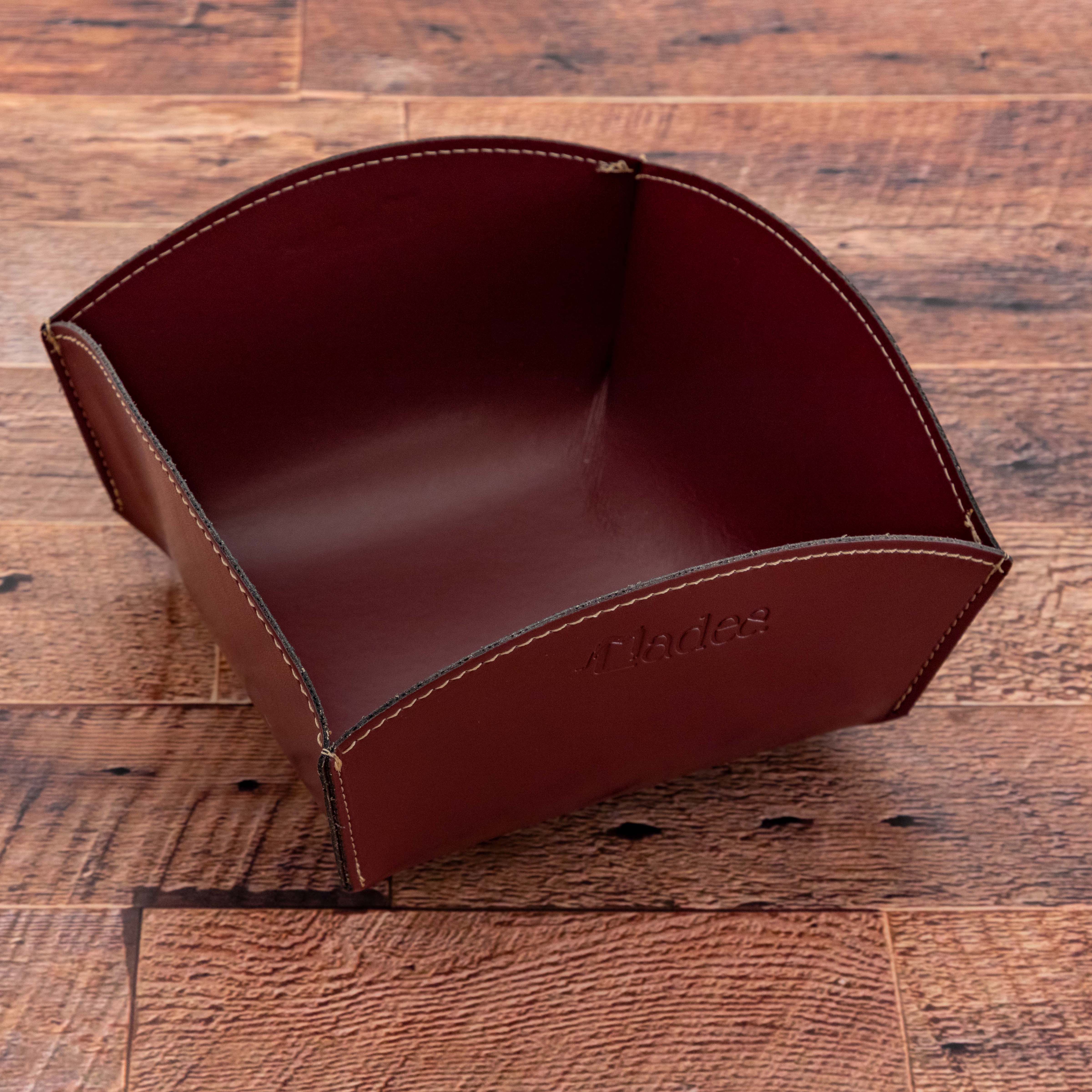 Corbeille à pain personnalisable en simili cuir