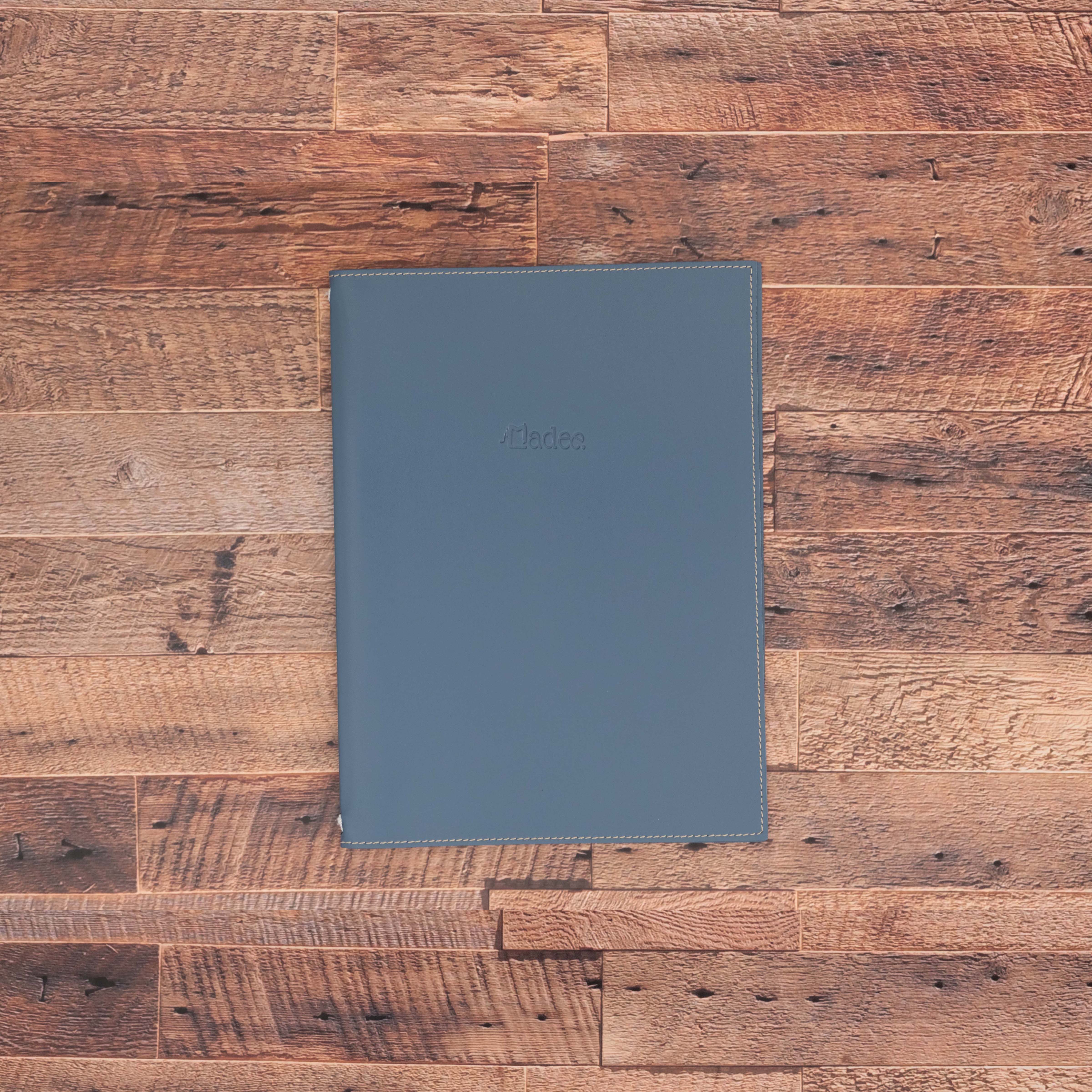 Porte menu personnalisable en simili cuir