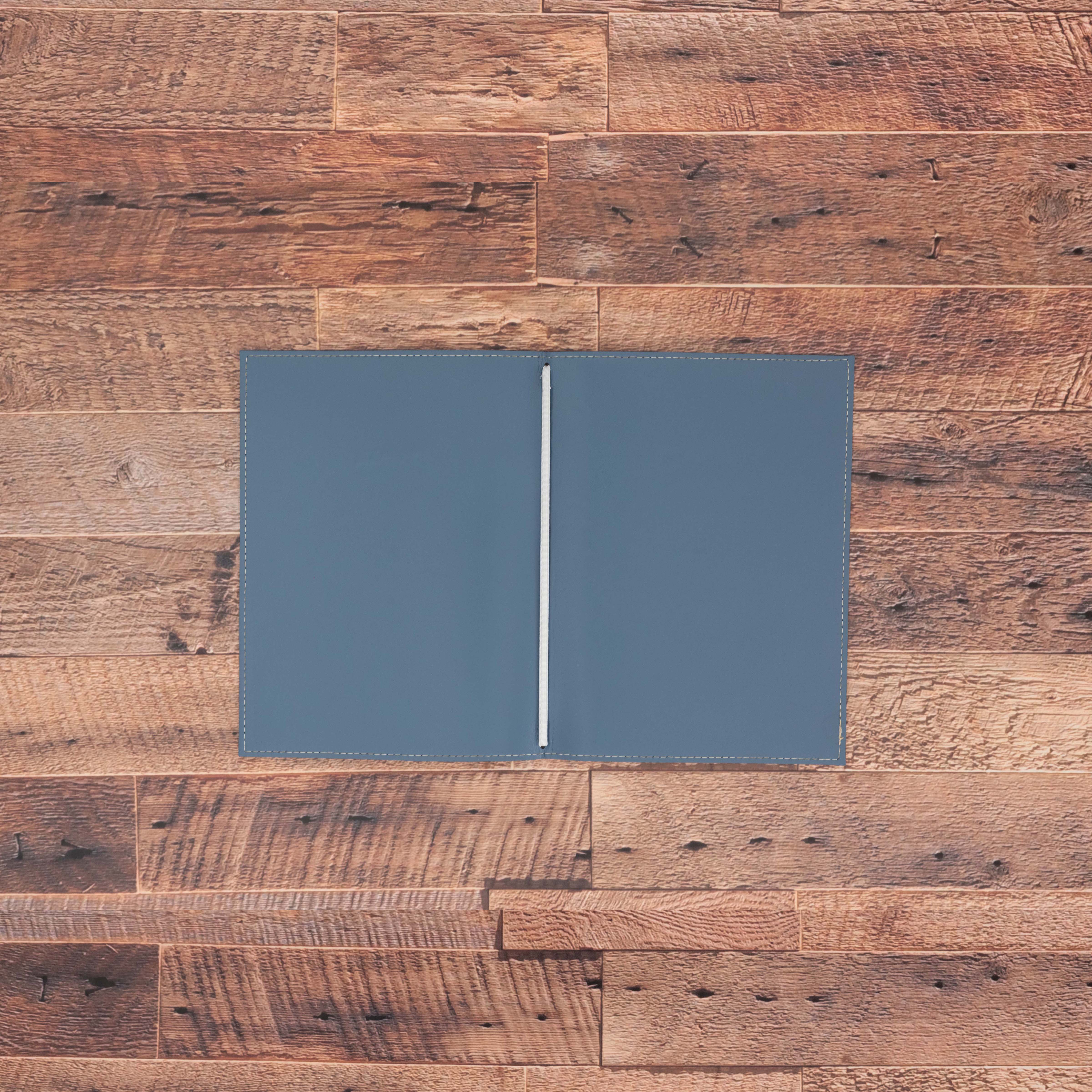 Porte menu personnalisable en simili cuir