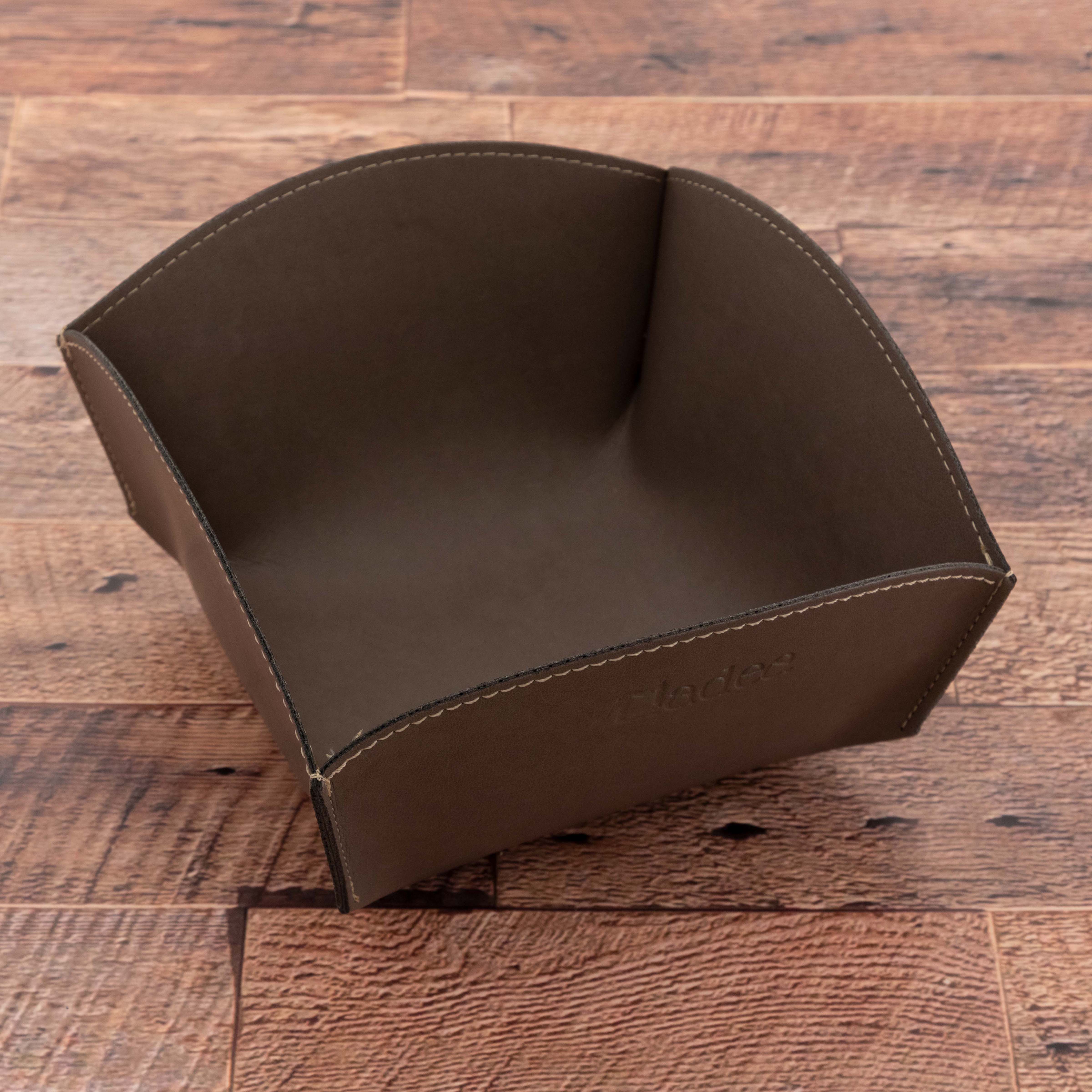 Corbeille à pain personnalisable en simili cuir