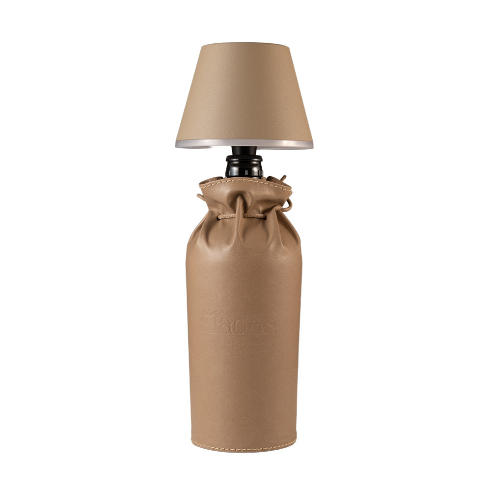 Lumee - Lampada senza fili con rivestimento in similpelle personalizzabile