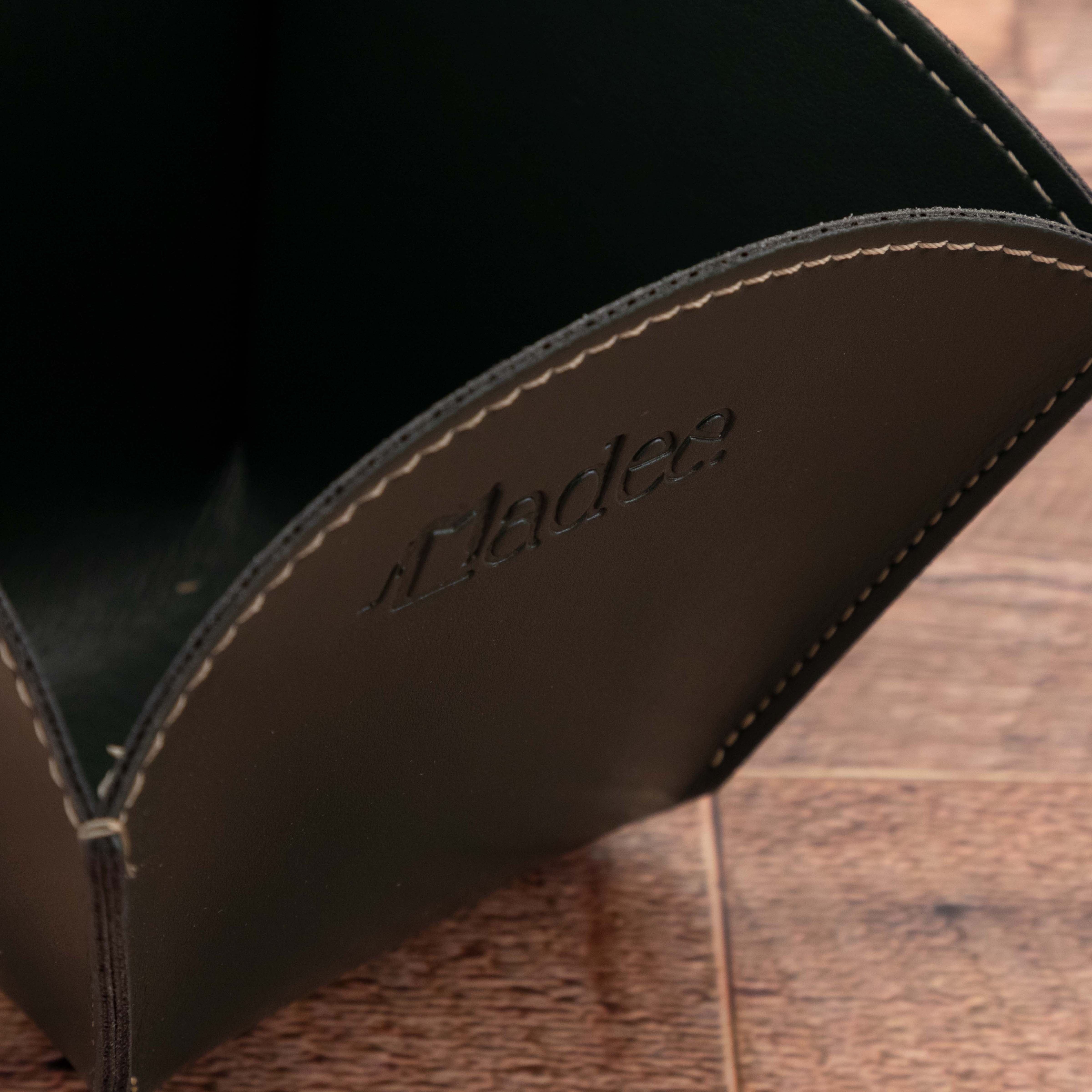 Cestino piccolo personalizzabile in similpelle