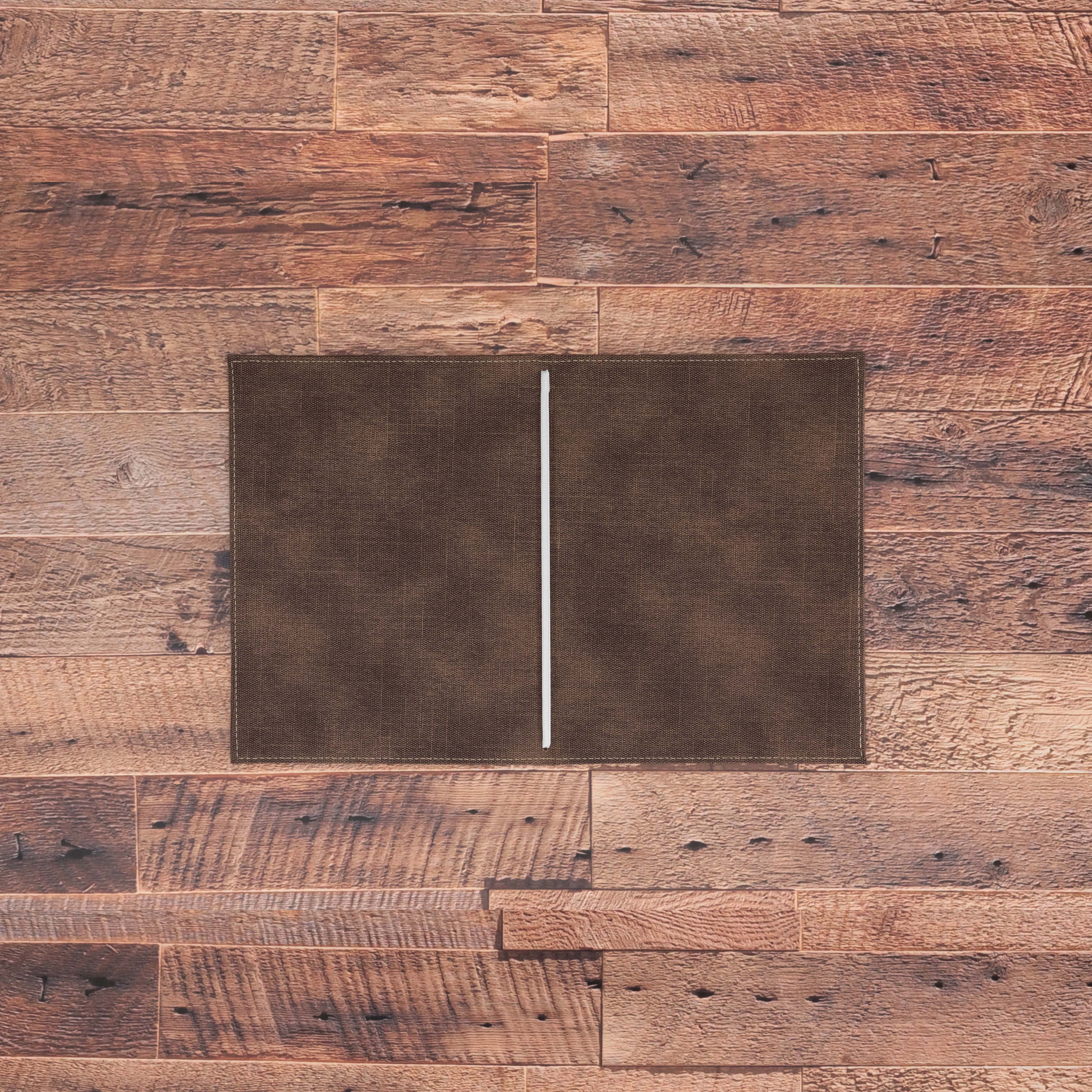 Porte menu personnalisable en simili cuir