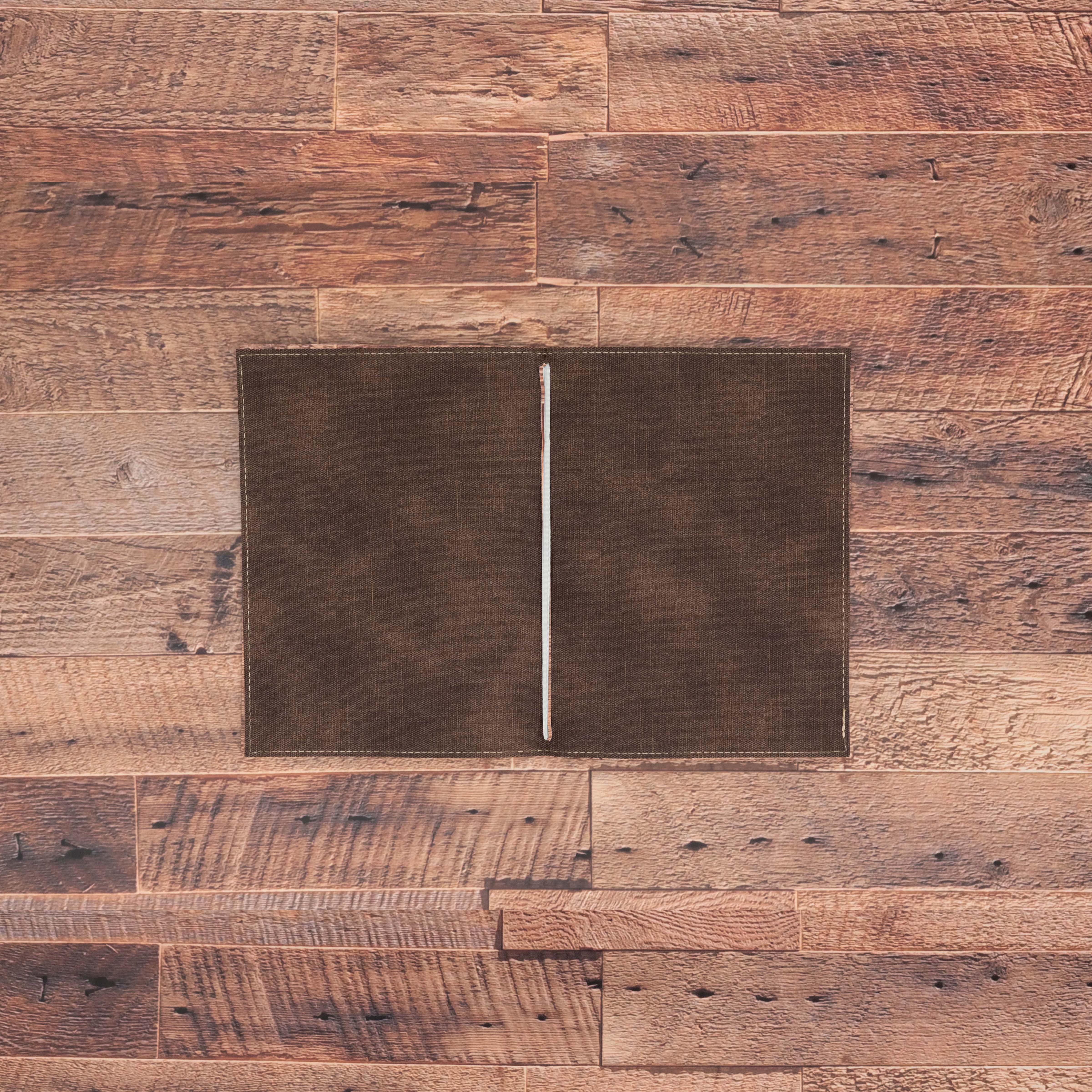 Porte menu personnalisable en simili cuir