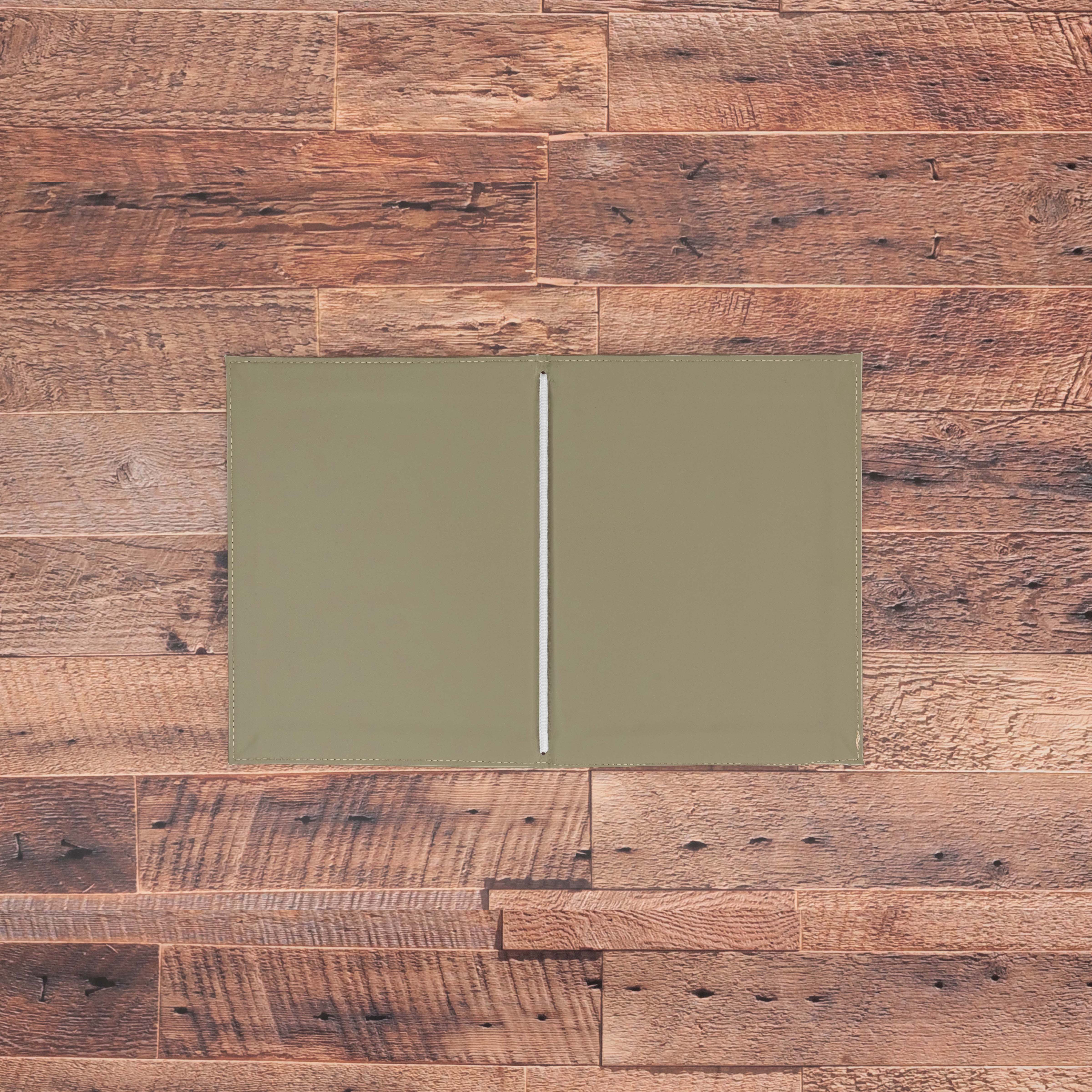 Porte menu personnalisable en simili cuir