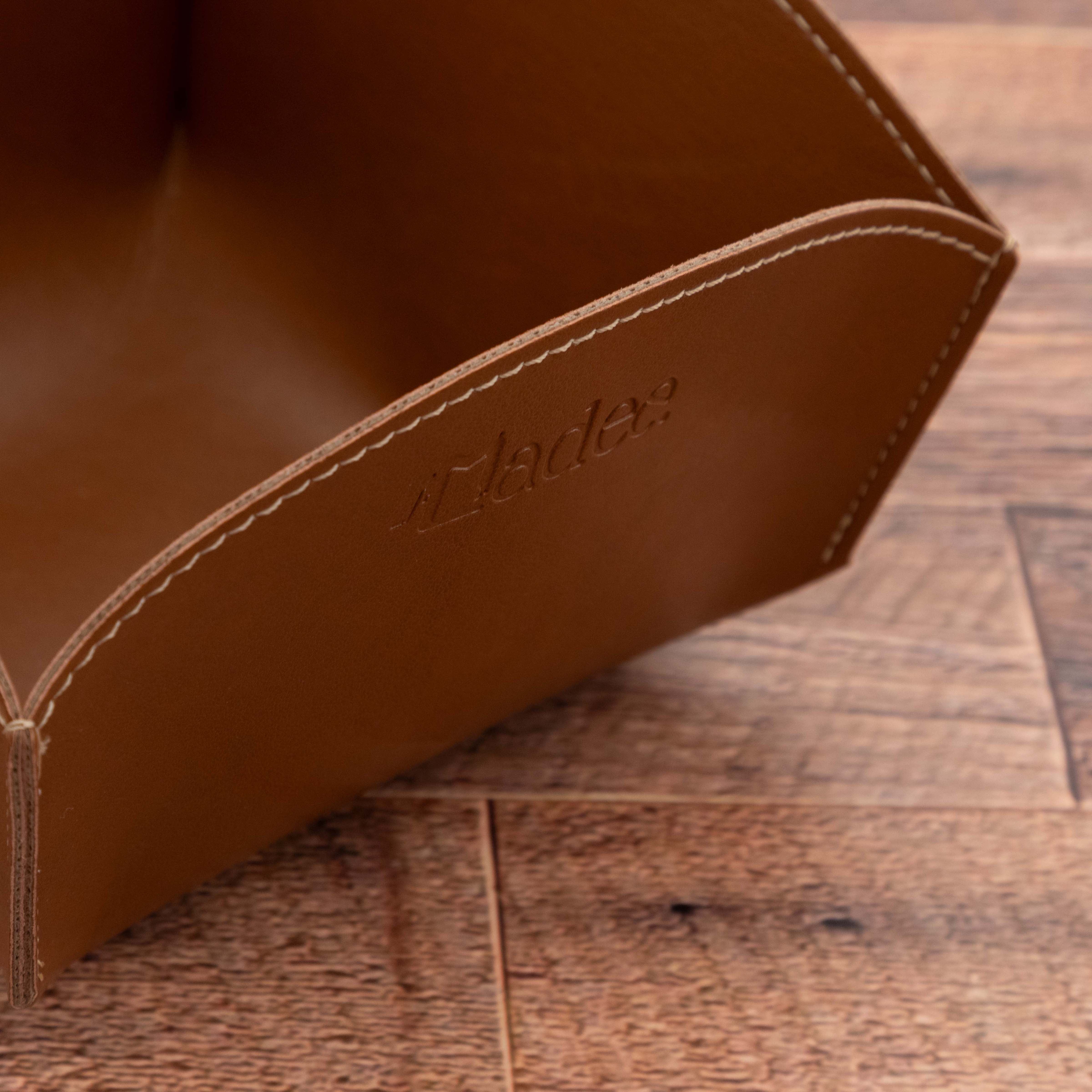 Corbeille à pain personnalisable en simili cuir