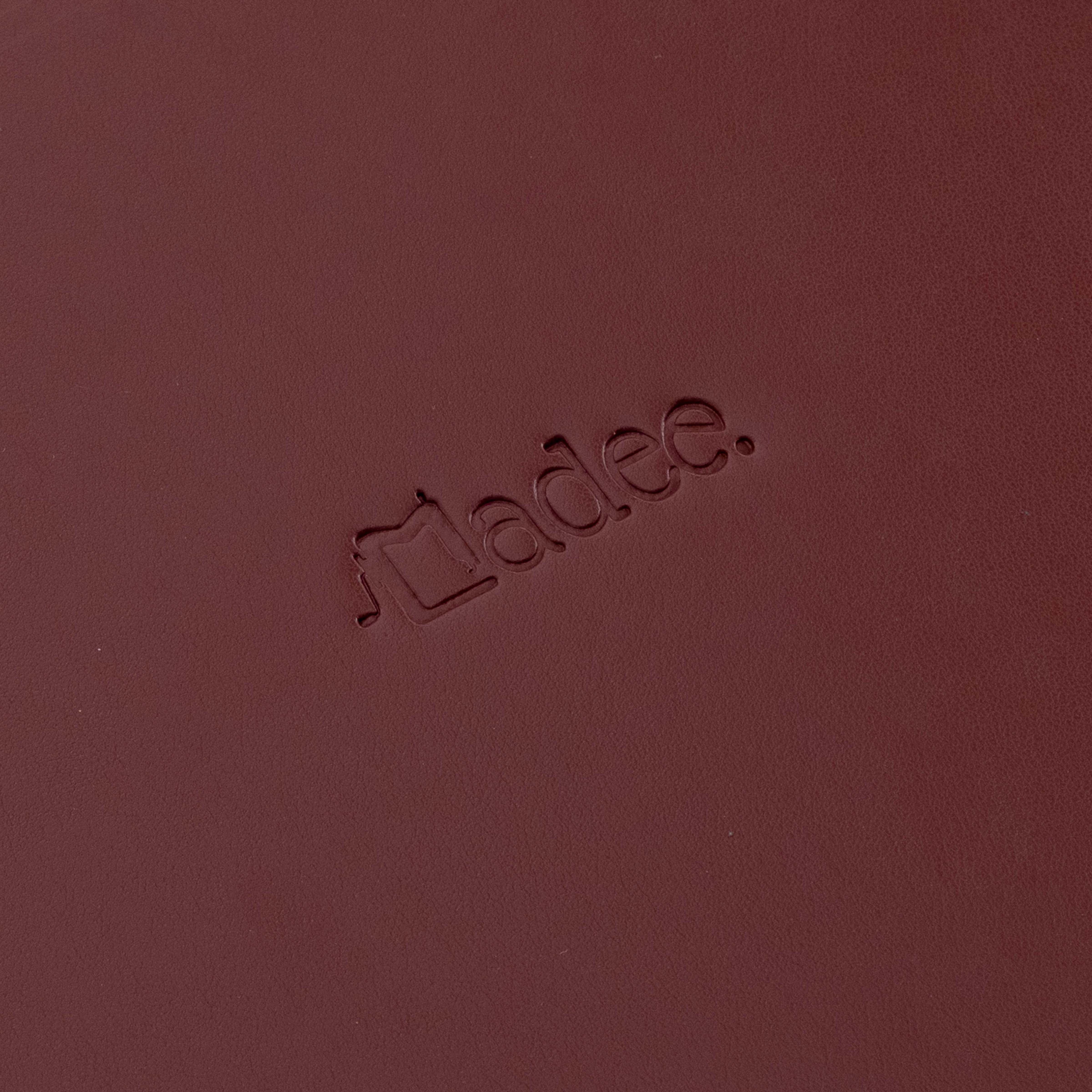 Porta menu A4 rigido con elastico personalizzabile in similpelle